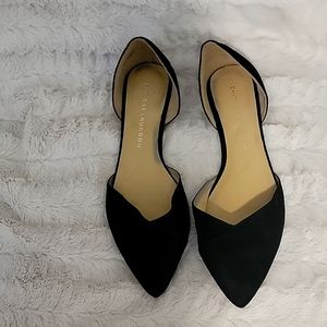 Chinese laundry black pointy toe flats